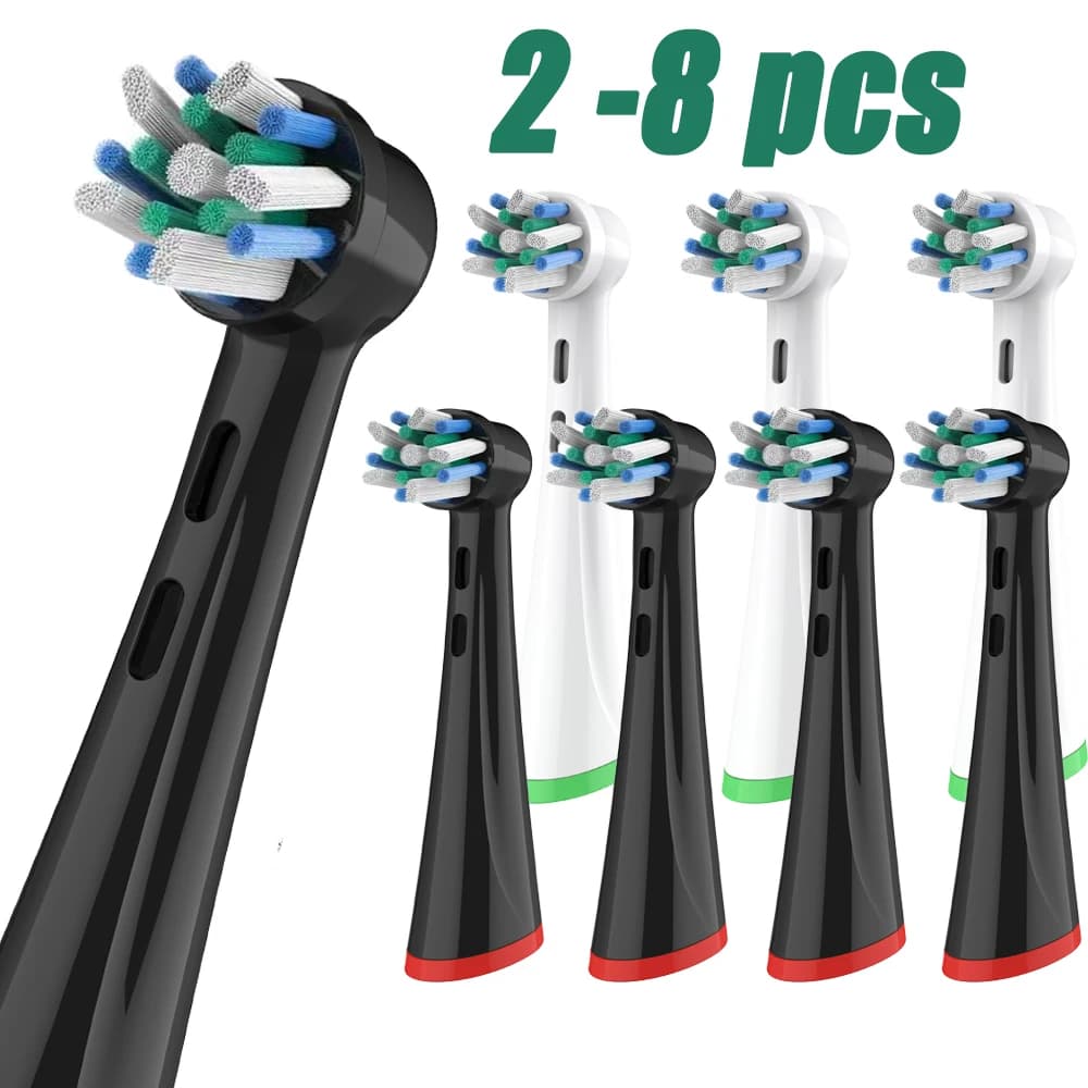 NUOVE 2-8 Pezzi Testine di Ricambio per Spazzolino Compatibili con Serie Oral B iO per Oral-B iO 2/3/4/5/6/7/8/9/10/7G
