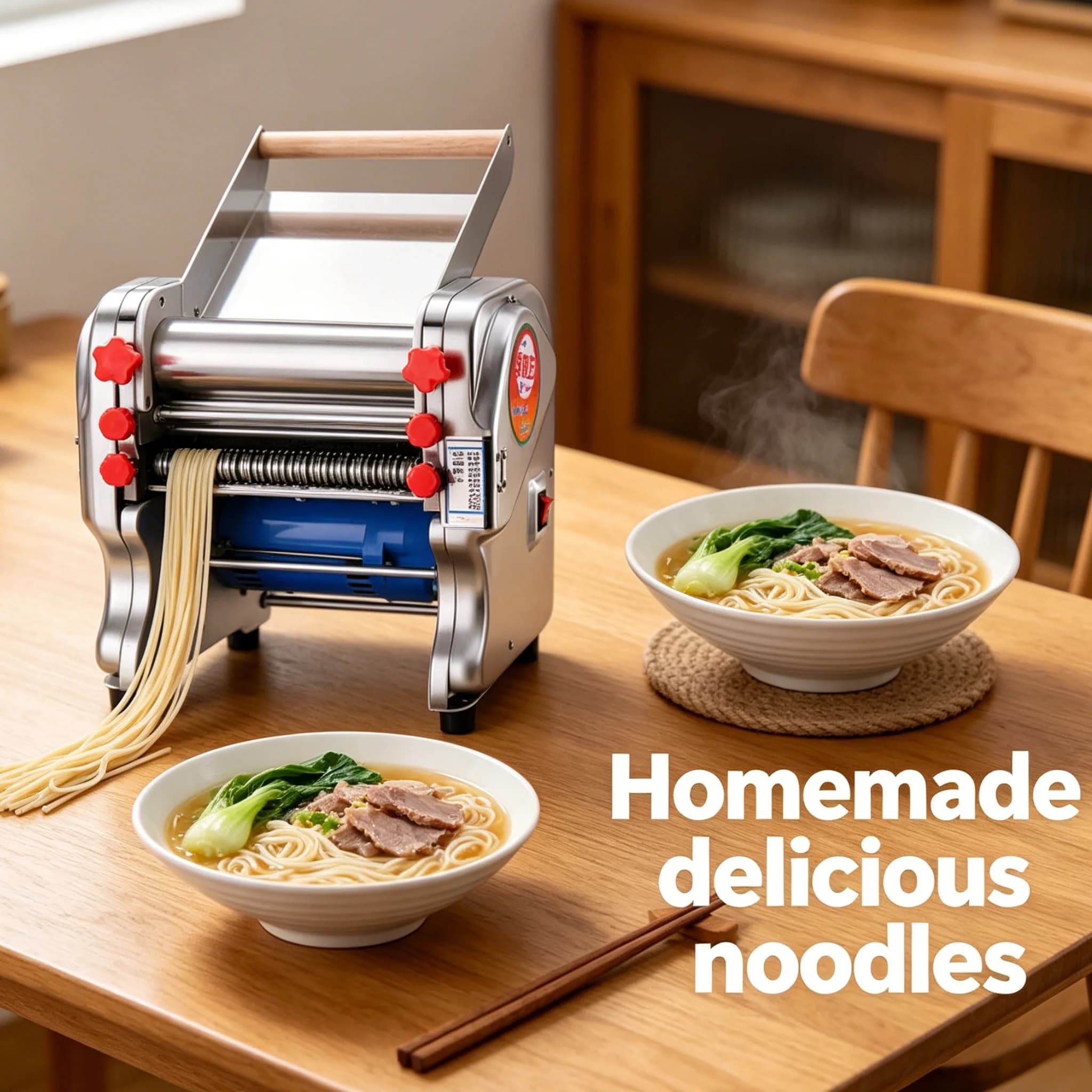 Macchina Elettrica per Impastare e Pressare la Pasta, Rullo per Impasto Resistente per Fare Ramen e Pasta Fatta in Casa