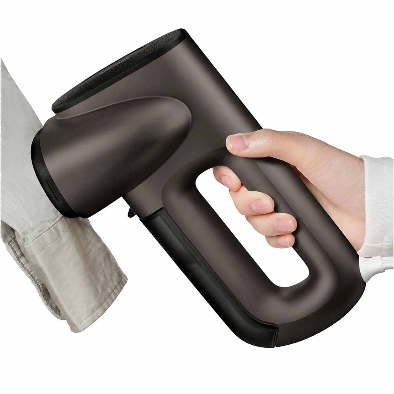 Steamer for Clothes Handheld Travel Size 2300Pa Suction 2 In 1 Steamer Iron 110-120V Use Professional Wrinkle Remover for Home & Travel Grey