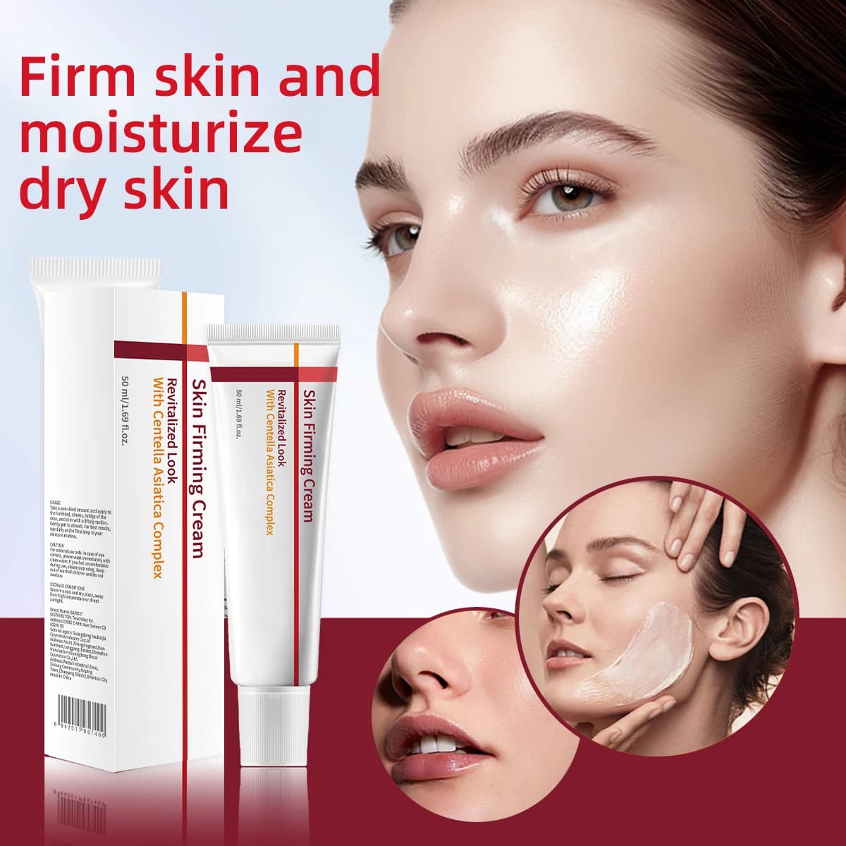 BARUBT Skin Razor Cream with Centella Asiatica and Retinolo, Rassoda, Rinfresca, Non Unta, Hydrata and Illumina Skin Dry