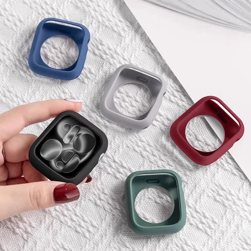 Custodia per Apple Watch Serie 11 10 46mm 42mm Accessori Guscio protettivo in silicone morbido Paraurti iwatch serie 10 46 mm 42 mm Cover