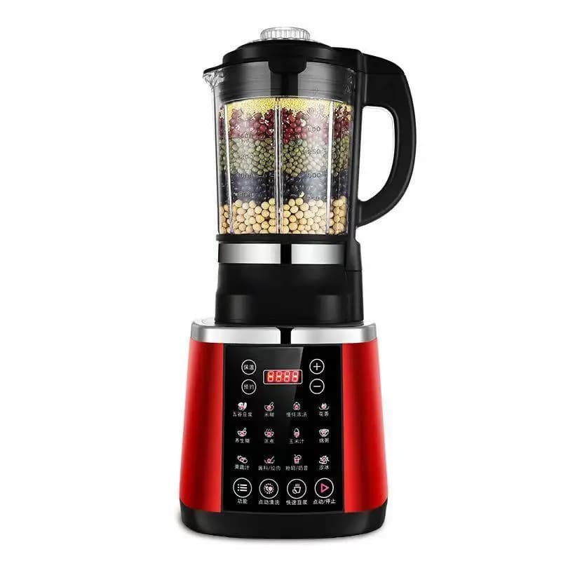 Frullatore Elettrico Portatile Intelligente con Interfaccia in Inglese, Macchina per Smoothie, Preparatore di Latte di Soia, Processore di Alimenti, Mixer