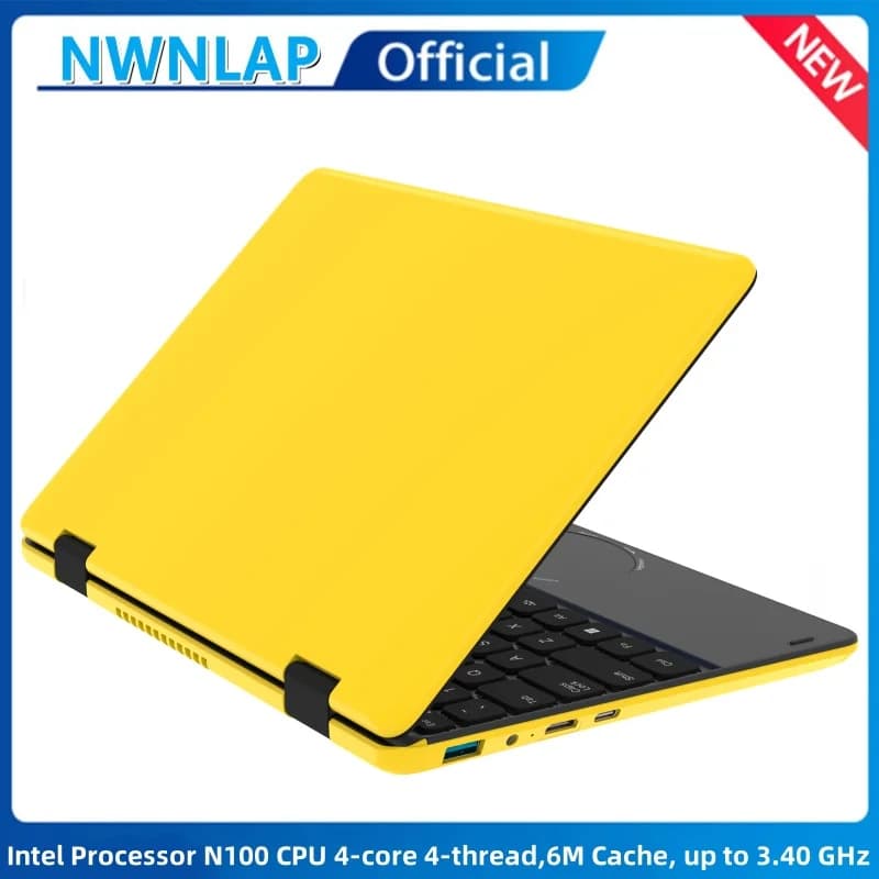 2025 Nuovo riconoscimento facciale da 11 pollici Processore Intel da 16 GB N100 Win 11 Laptop Computer Touchscreen Business Notebook PC Computer