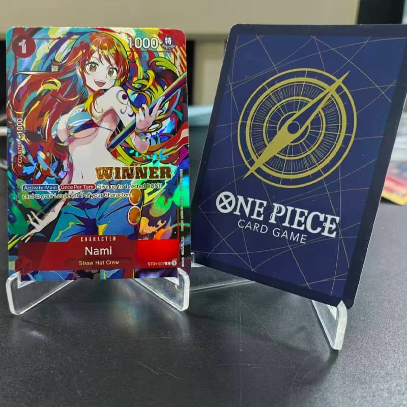 Carte TCG One Piece Fai da Te Nami ST01-007 C Evento Capodanno 2025 Monkey.D.Luffy (P-001) Collezione Promozionale Carte da Gioco Anime