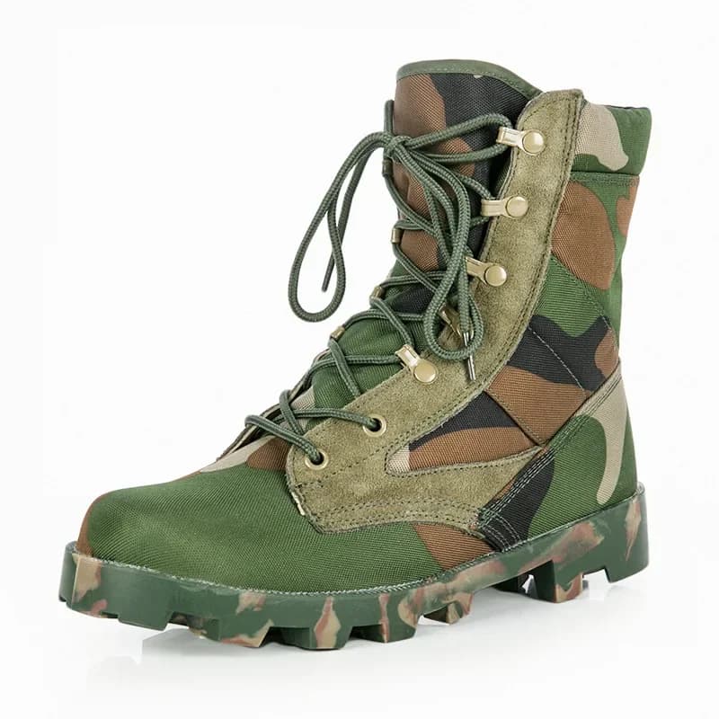 Nuovi stivali militari tattici da uomo impermeabili Stivali da deserto Escursionismo Camouflage Stivali da uomo alti da deserto Scarpe da lavoro da uomo di moda