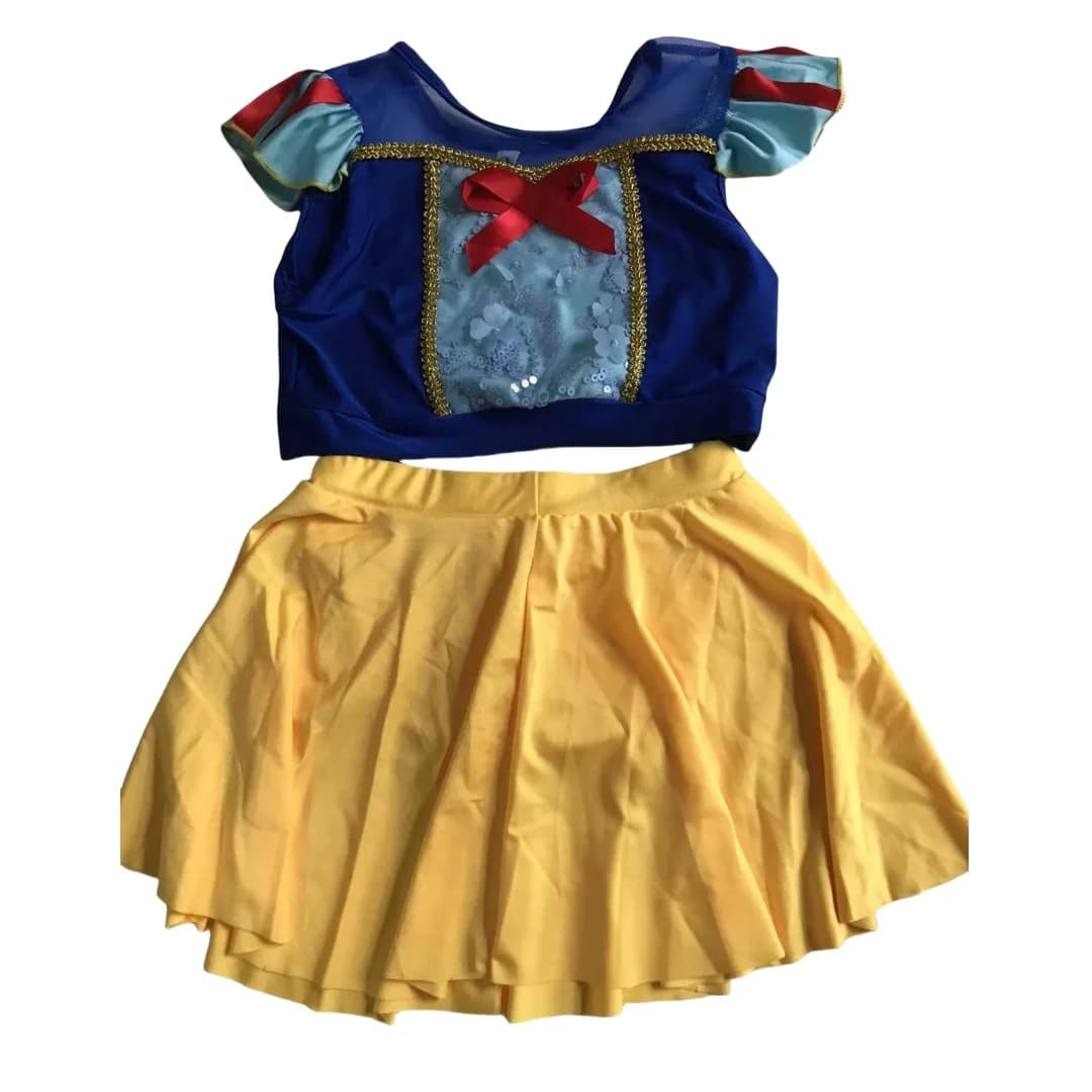 Girl Swimsuits 2-Piece Children Summer Beach Wear Size 100-150 Cute Princess Design Summer Water Play Wears