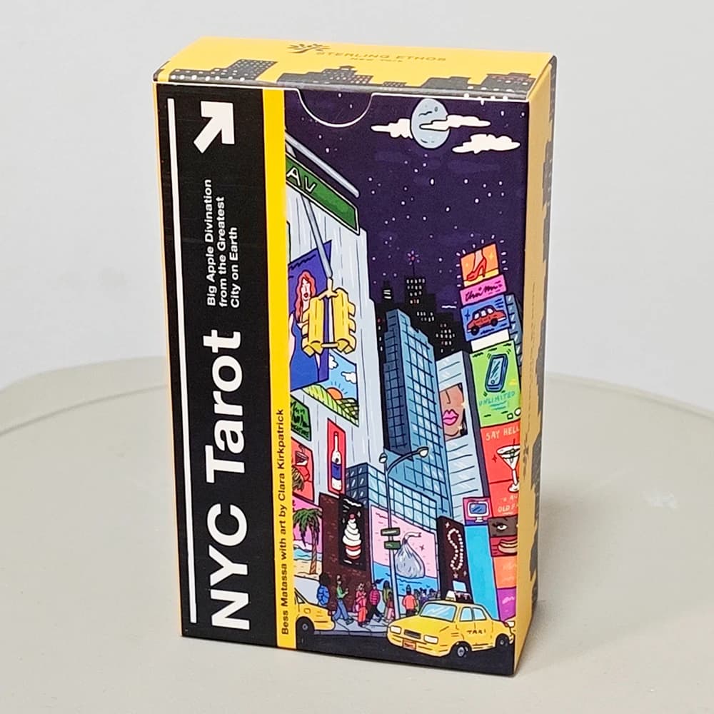Tarocchi NYC: Mazzo di 78 Carte per Divinazione Big Apple – Carte dei Tarocchi a Tema Moderna New York City per Mistici Urbani 12*7cm