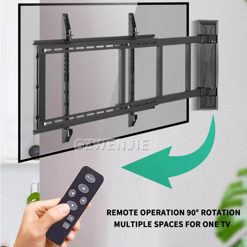 TV Wall Mount Bracket Articulating Arms Swivel Tilt Extension Rotation TV Monitor Stand Holder With Screws 32-75 Inch Display