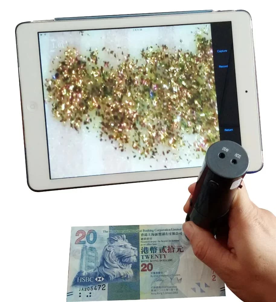 Lente d'ingrandimento per microscopio digitale WiFi con telecamera 10X 300X 600X 8 LED Telescopio di accesso wireless e accessori per microscopio