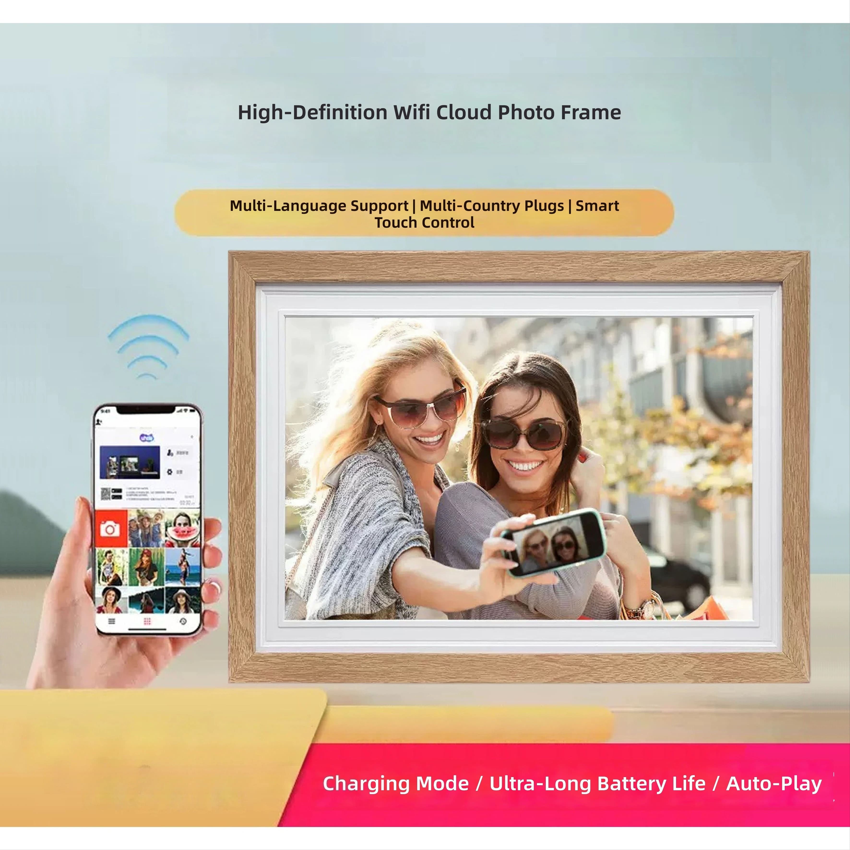 10&15 Inch Classic Digital Photo Frame IPS display Technology Customizable Smart Frame Valentine's Day Gifts Souvenirs