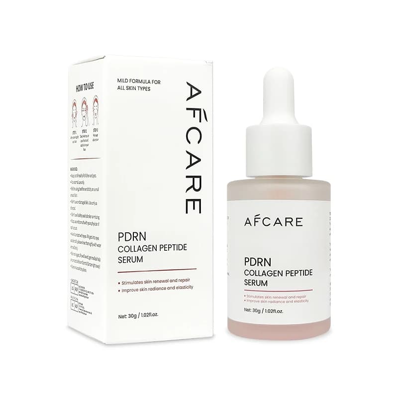 PDRN Naturals Collagen Serum for Face Anti-Aging Multi-Peptide Firming Hydrating Wrinkle Reduce with Hyaluronic Acid