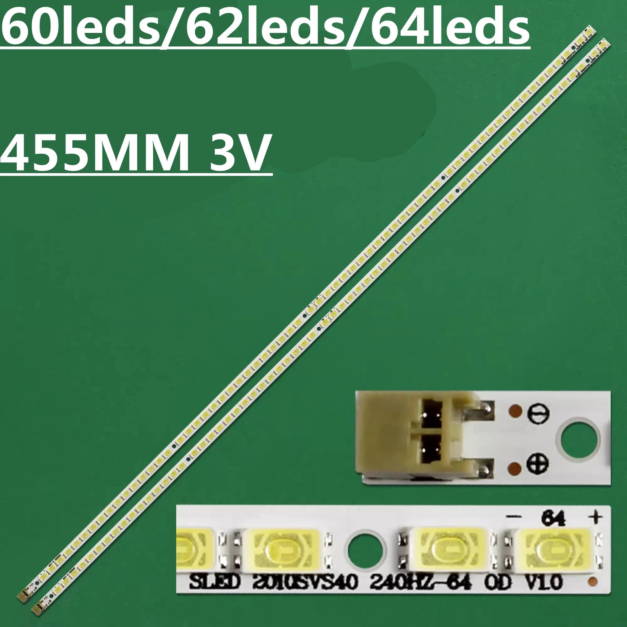 LED Backlight Strip UA40C5000QR UA40C6000 UN40C5000QF UE40C7000 SLED 2010SVS40 240HZ_64 OD V1.0 LJ64-02609A LMB-4000BM12