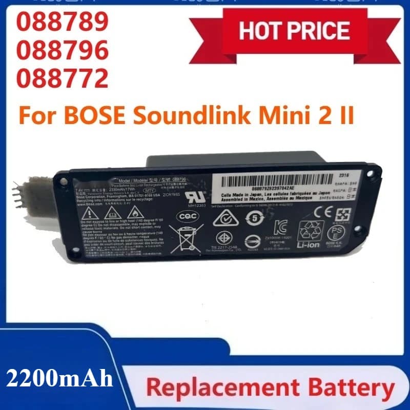 Nuova Batteria di Ricambio per BOSE Soundlink Mini 2 II Bose 088789 088796 088772 080841 Altoparlanti Bluetooth Batterie Lunga Durata