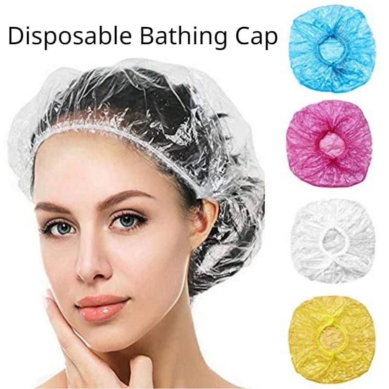 50/100/200pc disposable headphones Bathroom accessories Transparent and waterproof disposable hair headphones Bathroom products