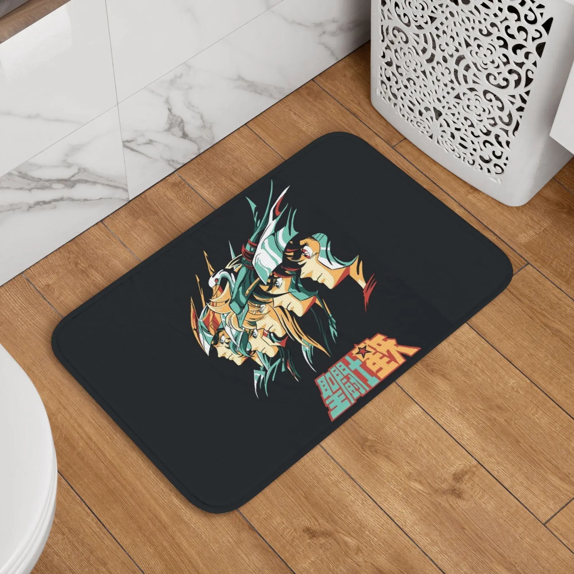 Tappetino per porta dei cavalieri dei segni zodiacali, lavabile, per cucina, ingresso, casa, bagno, tappetino per il pavimento