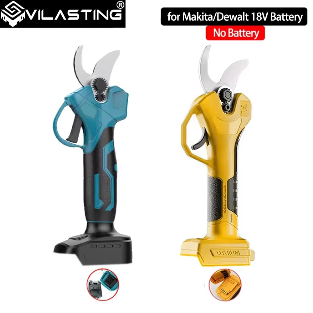VILASTING Electric shears pruning without brushes Garden pot Potizer FruitTree Battery scissors for Makita/Dewalt 18VBattery Pin