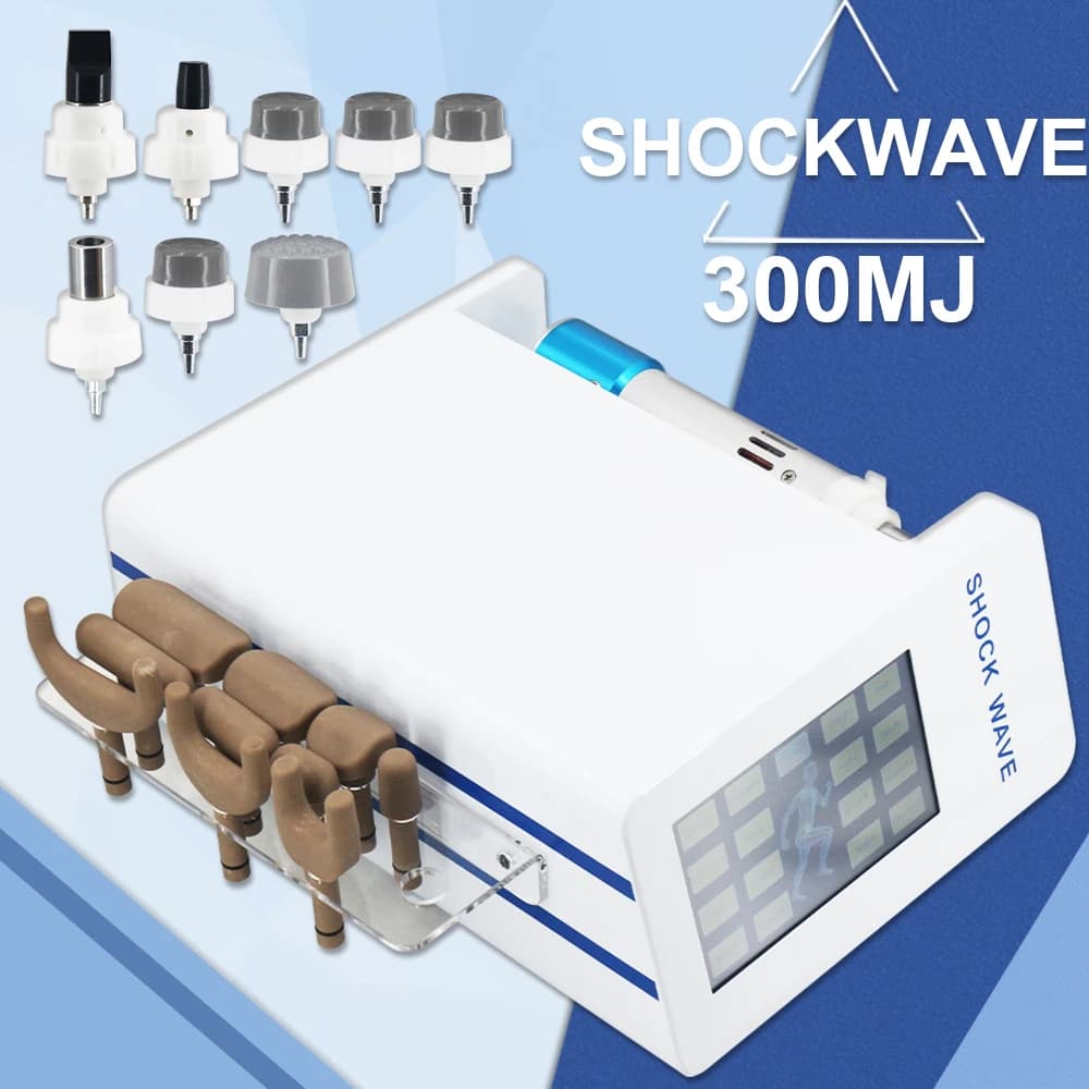 300MJ Shock Wave Machine Body Pain Relief Massage Relaxation Cervical Spine Chiropractic Correction Gun 2 IN 1 Massager 2026 New