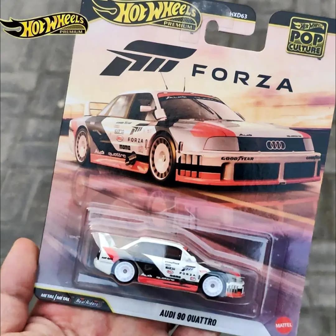 Hot Wheels HXD63 Premium Series Pop Culture Audi 90 Quattro Forza Alloy Car Model Collection Gift