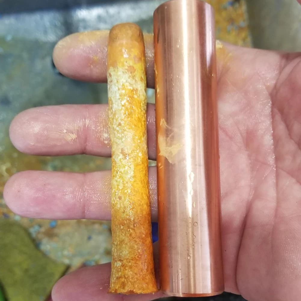 Anodo Solare in Rame di Ricambio 5-1pc ad Alta Efficienza per Ionizzatore Piscina, Purificatore d'Acqua, Accessori per la Pulizia