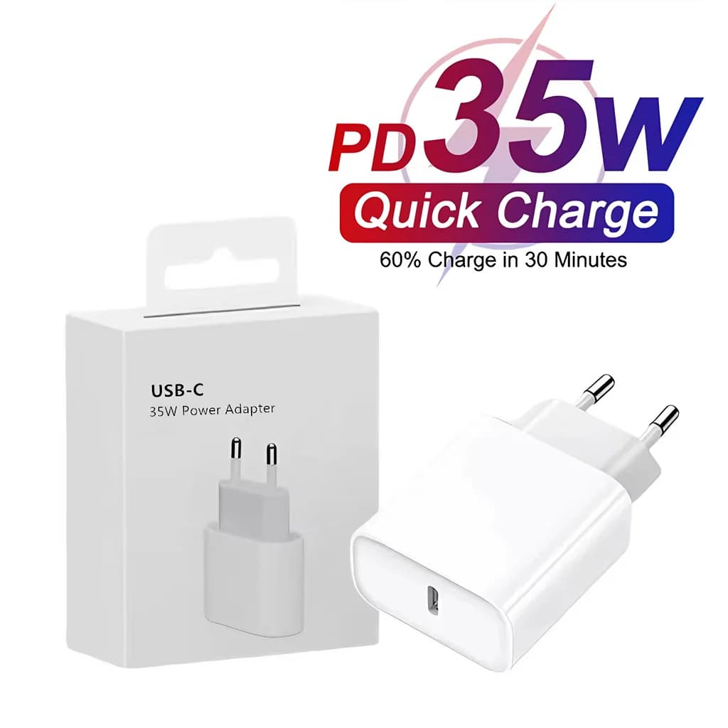 Caricabatterie rapido PD 35W For Apple iPhone 14 13 12 11 15 Pro Max Plus caricatore USB C ricarica rapida 7 8 6 6S XR XS SE accessori per telefoni