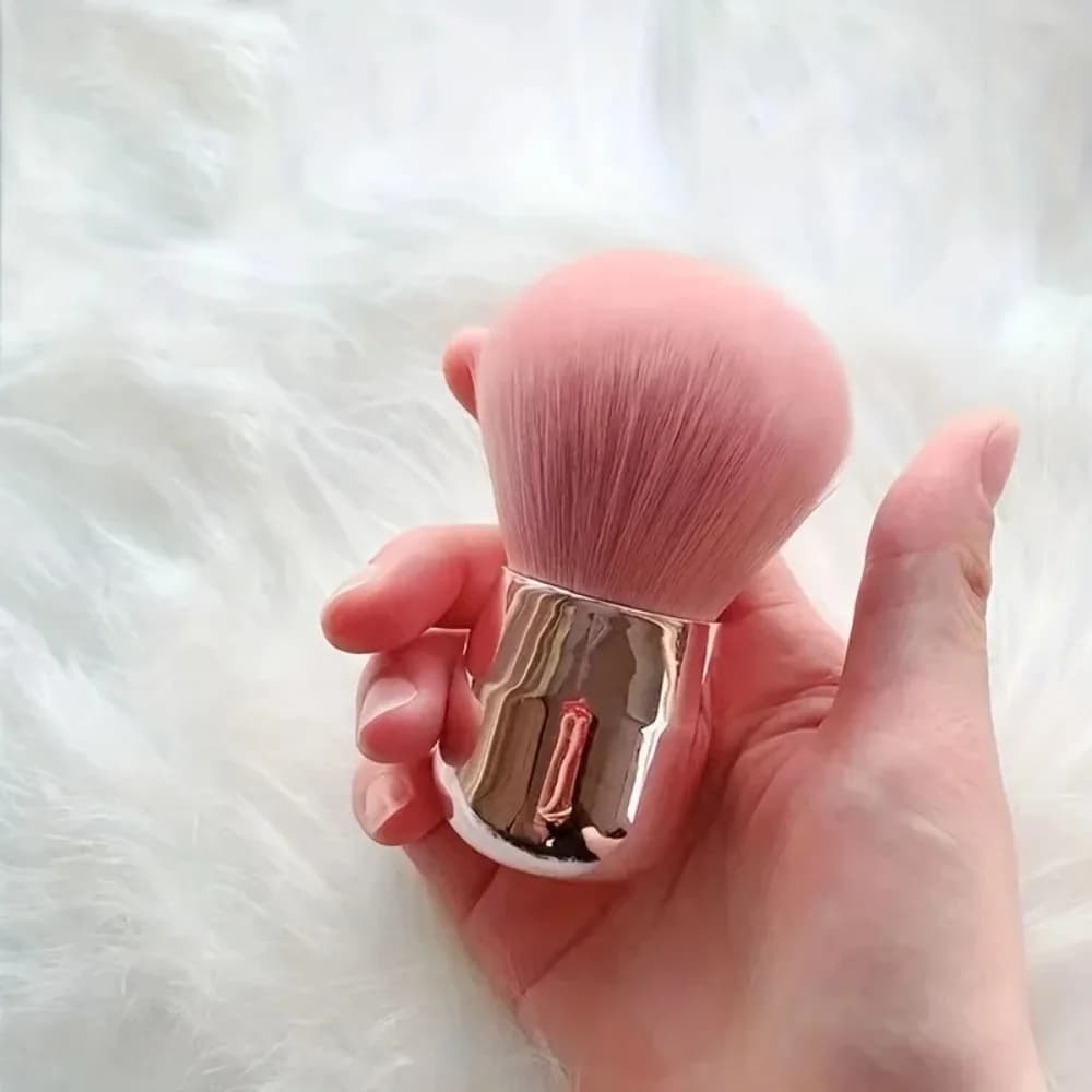 1PCS Mushroom Shaped Powder Brush with Soft Bristles A Makeup Tool Accessory Specifically for Cleaning Nail Polish Dust