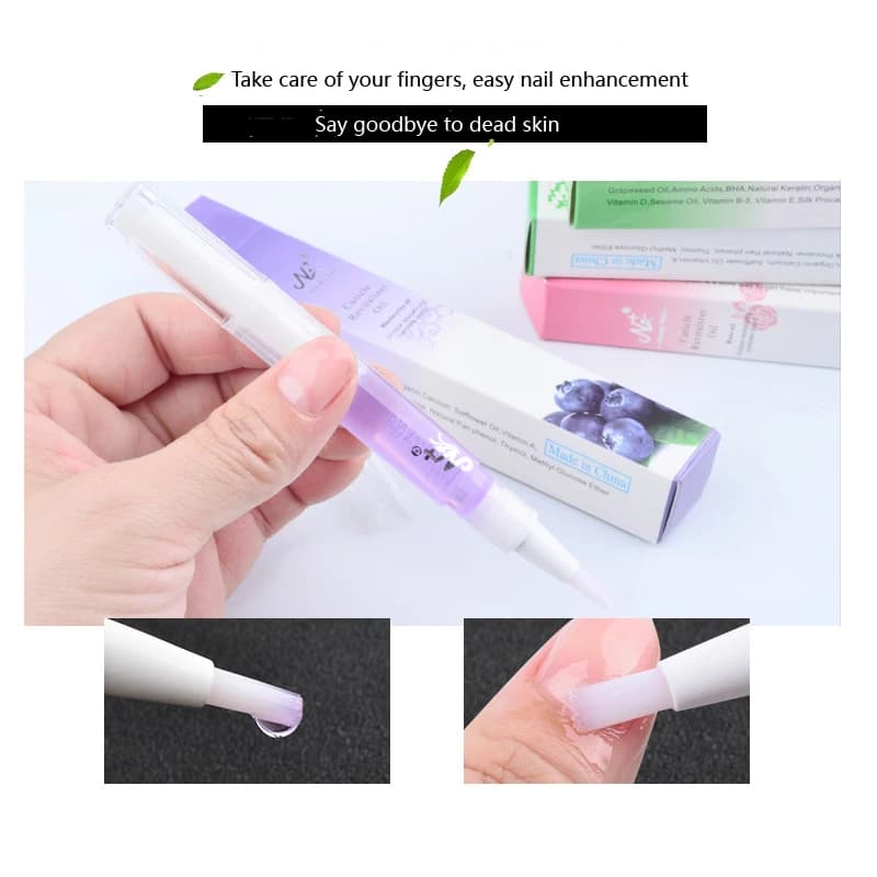 Misscheering Nail Nutrition Oil Pen Trattamento delle unghie Olio rivitalizzante per cuticole Prevenire lo smalto per unghie Nutrire la pelle 15 odori