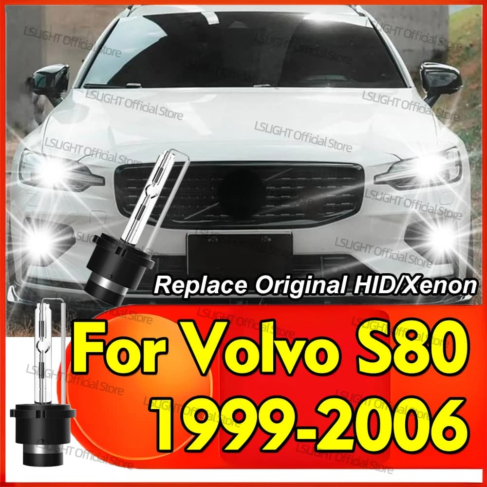 2x Lampadine Xenon HID D2 D2S 6000K 8000K 10000K 35W per Fari Volvo S80 1999-2006 2000 2001 2002 2003 2004 2005 DC 12V Sostitutive