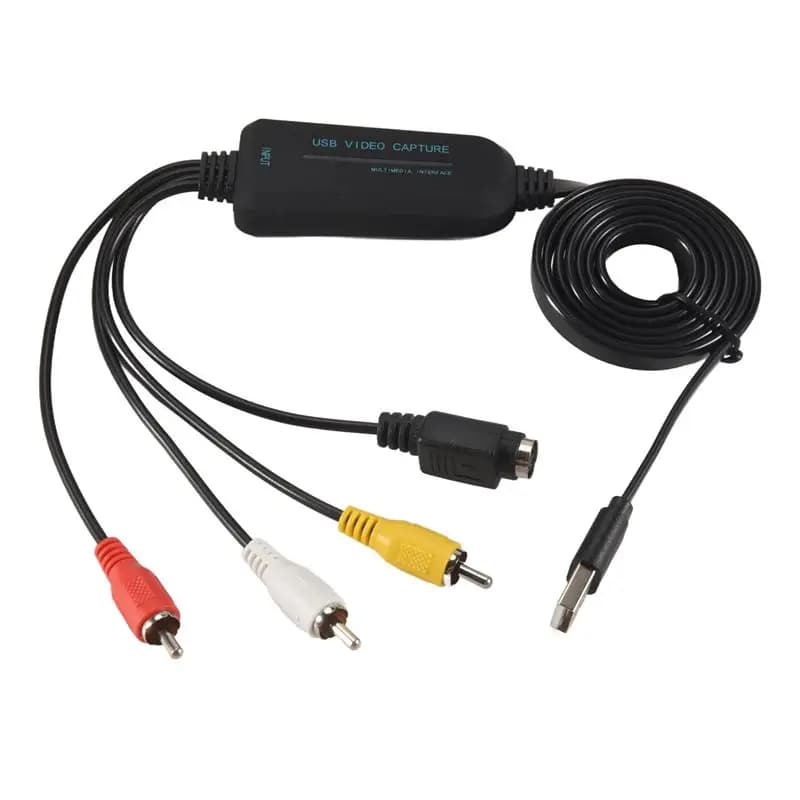 Scheda di acquisizione video USB 2.0 a canale singolo, dispositivo di acquisizione AV senza driver, convertitore digitale