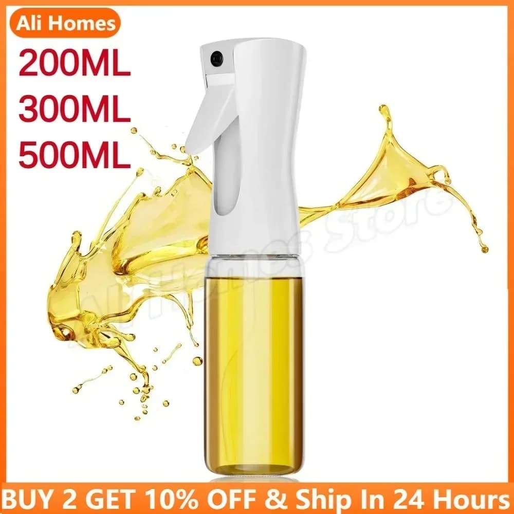 Spruzzino Olio da Cucina 200/300/500ML, Nebulizzatore per Friggitrice ad Aria, Diffusore per BBQ e Cottura, Spruzzatore Olio d'Oliva