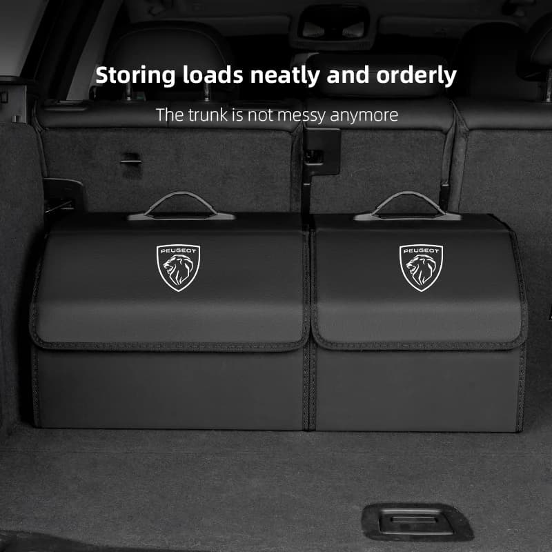 Borsa Pieghevole per Auto Peugeot, Organizzatore per Bagagliaio, Contenitore per Attrezzi per 508 607 106 406 208 2008 107 407 307 206 301 408 5008 4008