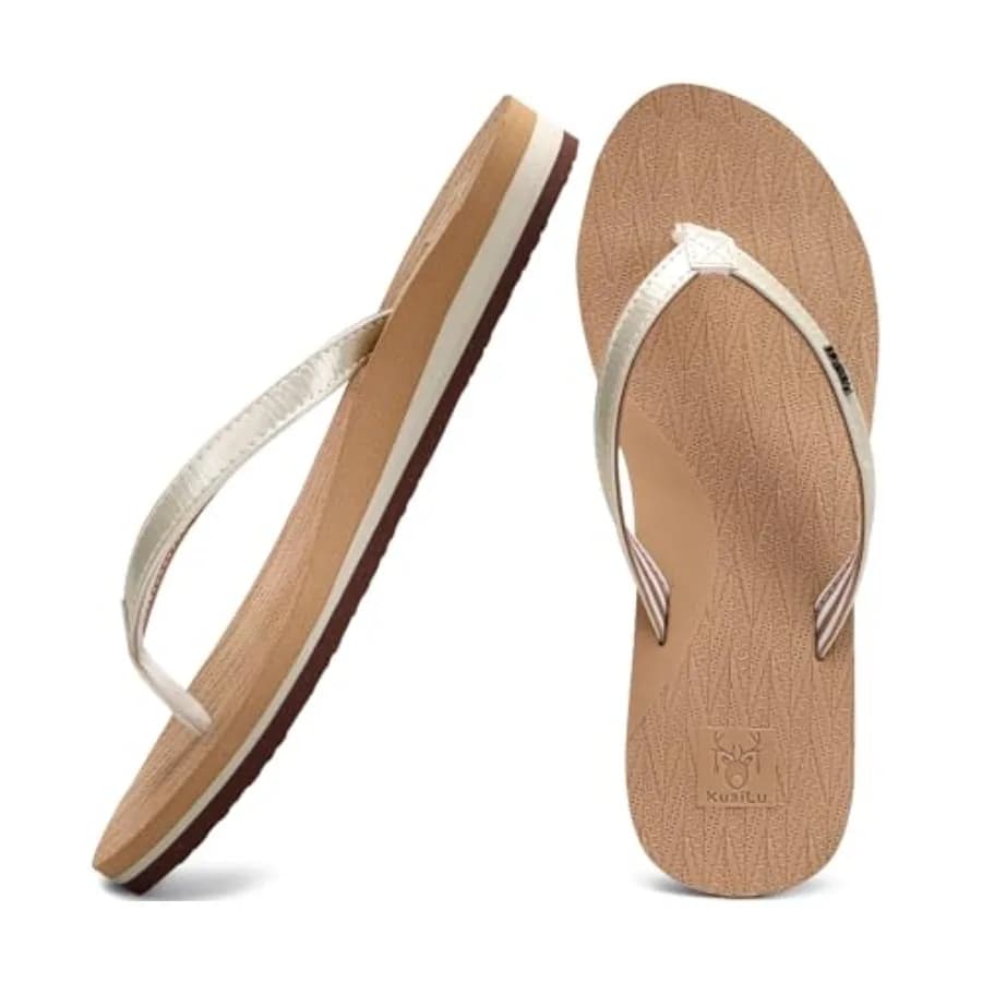 Infradito da donna alla moda, leggere, estive, da spiaggia, con supporto plantare confortevole, ideali anche per yoga