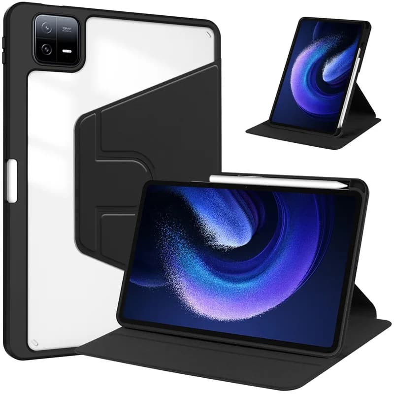 Per Redmi pad 10.6 Fonda Redmi pad SE 11 con copertura portapenne Xiaomi Mipad 6 5 11 7 PRO 11.2 6s 12.4 Max 12.1 Copertura di rotazione