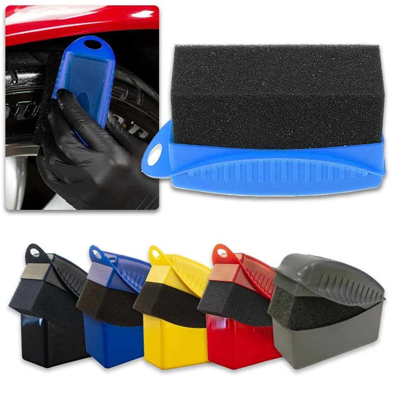 Tappetini per applicatori per medicazione per pneumatici per Auto lucidatura per ruote spazzola per spugna per ceretta accessori per Auto portatili strumento per la pulizia della spugna