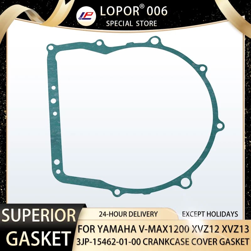 Guarnizione coperchio carter motore moto Guarnizione coperchio frizione carter destro per Yamaha Venture Royale XVZ1200,1300 VMX12,13