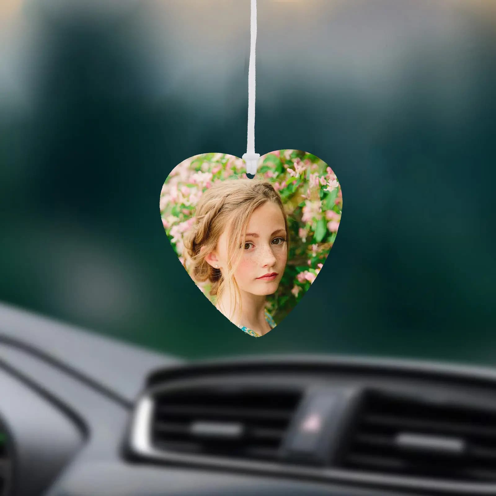 Set of 1 Car Deodorant for Sublimation Felt, Thermotransferable Aromatic Sheets, Versatile Form Options, Printing on Two Sides, Safe and Ecological