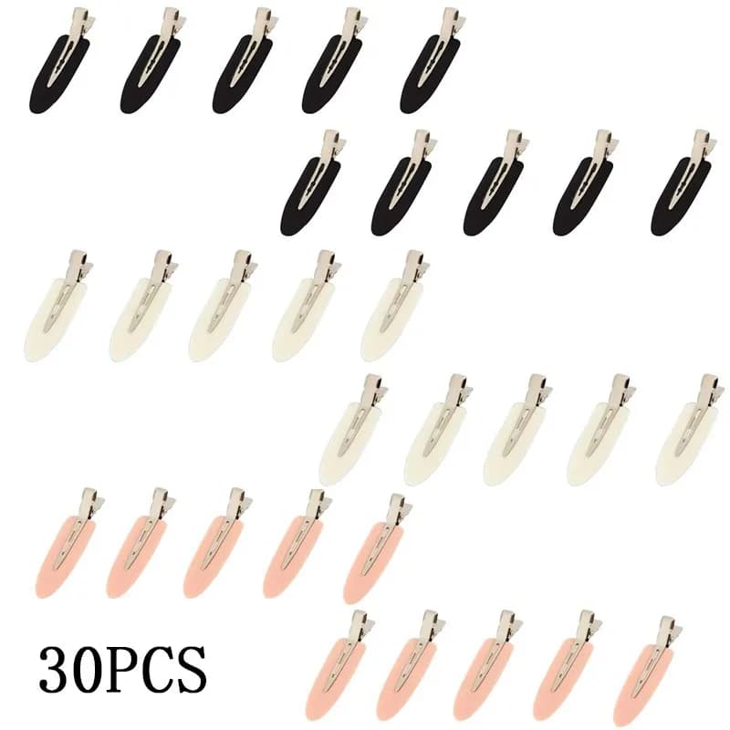 Set da 30 fermagli per capelli senza pieghe, per donne e ragazze, per acconciature e trucco, fermagli per capelli alla moda, accessori per capelli.