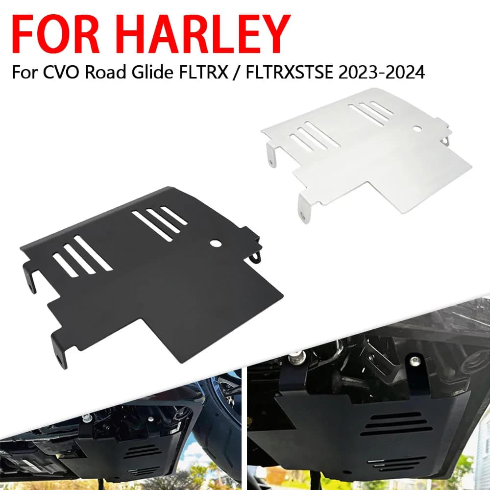 For Harley Davidson Road Glide Street Glide 2023 - 2025 Motorcycle Accessories Anti-Slip Boards Engine Skid Plate Chassis Cover
