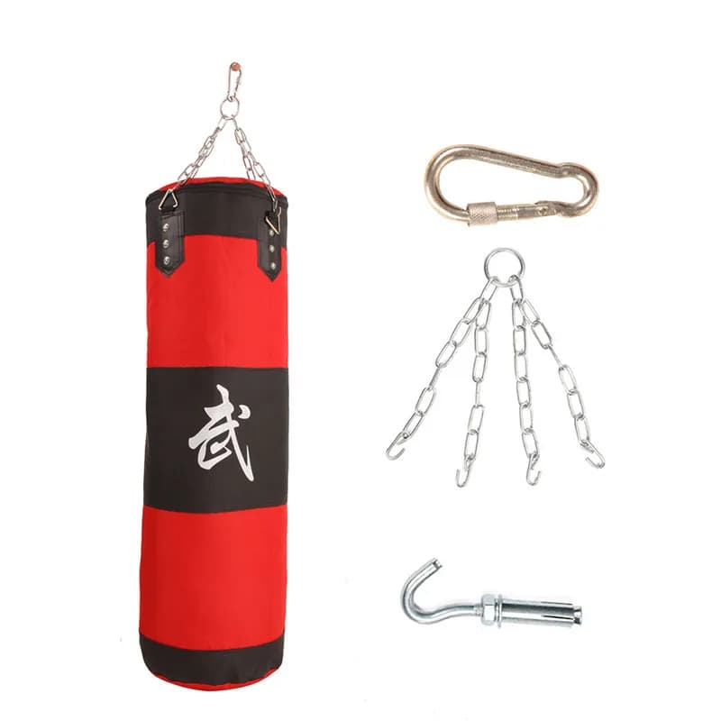 2026 Home Gym Sandbag Kick Muay Thai Sand Bag Hanging Punching Bags for Men Womenpromote sales