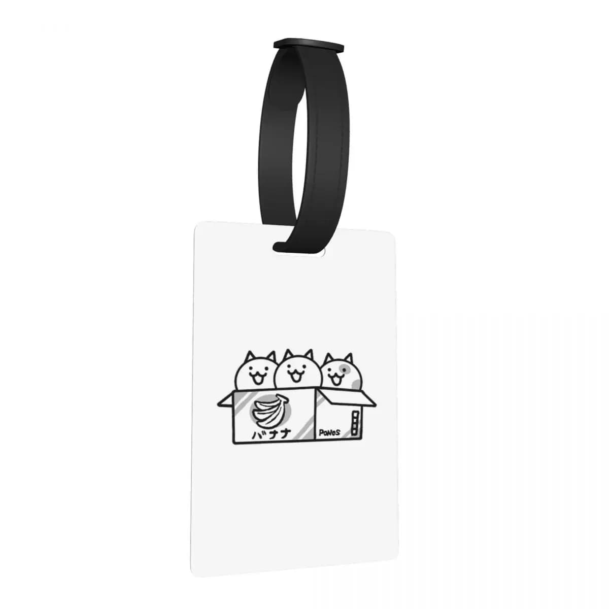 Battle Cats Etichette per bagagli Accessori per valigie Etichetta per bagaglio da viaggio Porta etichette per imbarco ID Nome Indirizzo