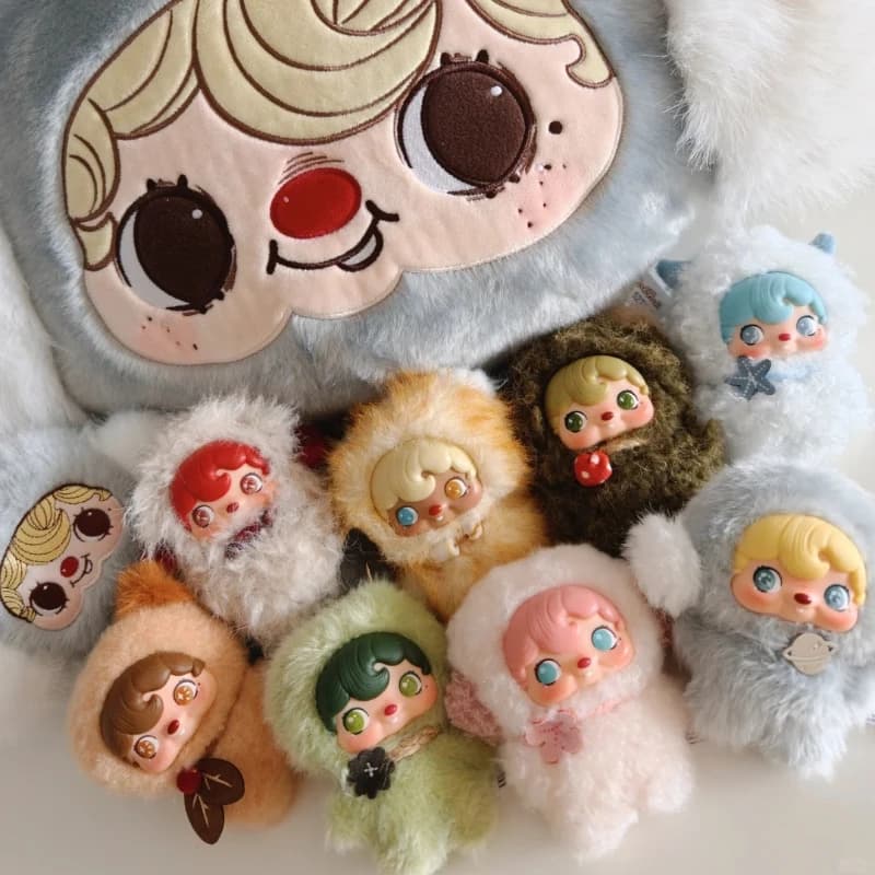 POUKA Pocket Cosmos Series Blind Box Figure Mystery Box Surprise Bag Ciondolo da Collezione Portachiavi Bambola Anime Decorazione Giocattolo Regalo