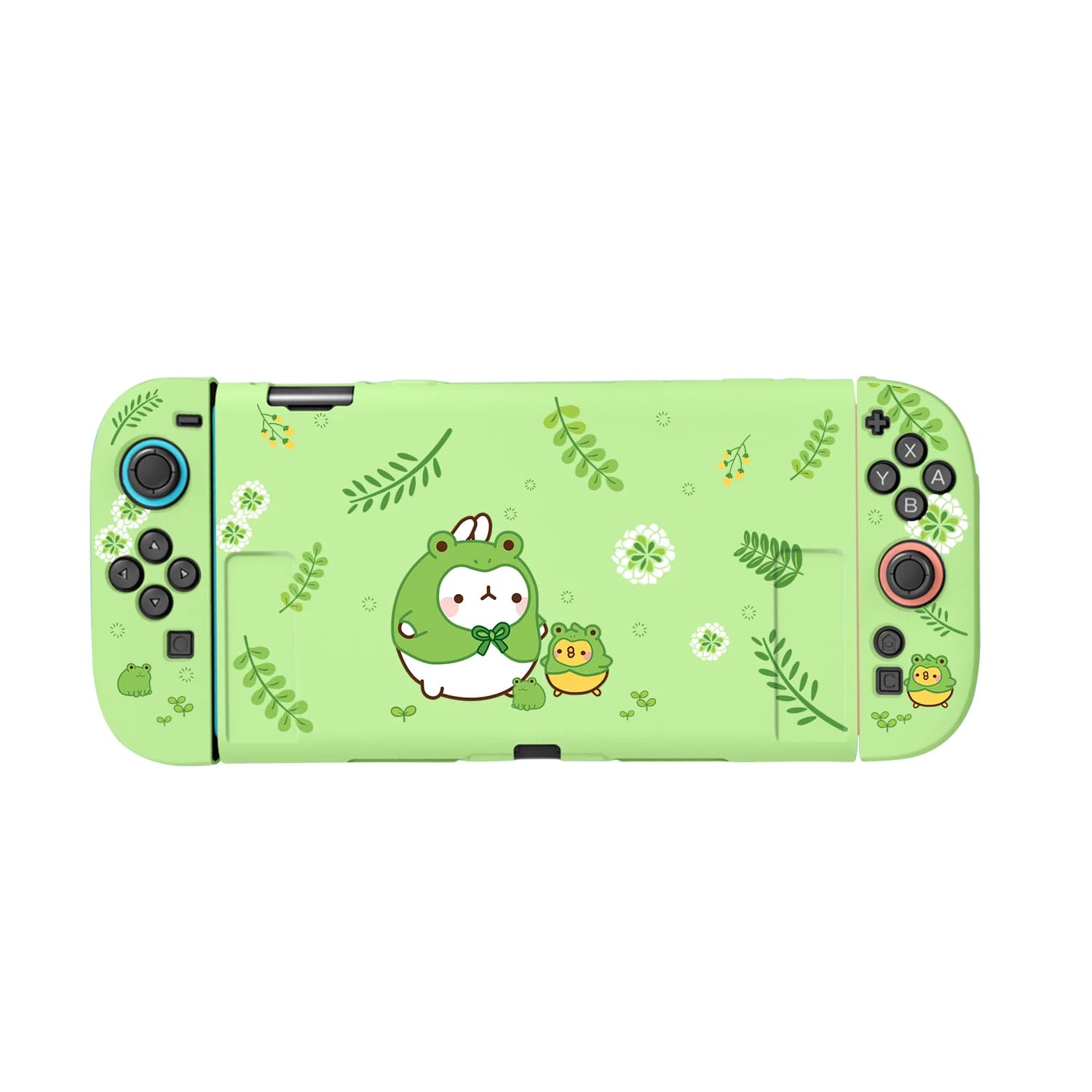 Custodia per Nintendo Switch 2 Cover Shell Dockable Protettiva Kawaii Accogliente Simpatico Rana TPU Switch 2 Accessori Controller JoyCon