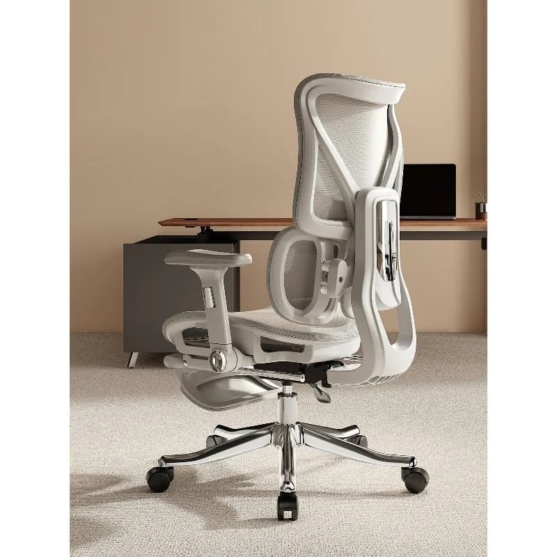 Sedia Girevole Ergonomica da Ufficio, Poltrona Lounge, Sedia da Gaming per Adulti, Sedia da Scrivania per Gamer