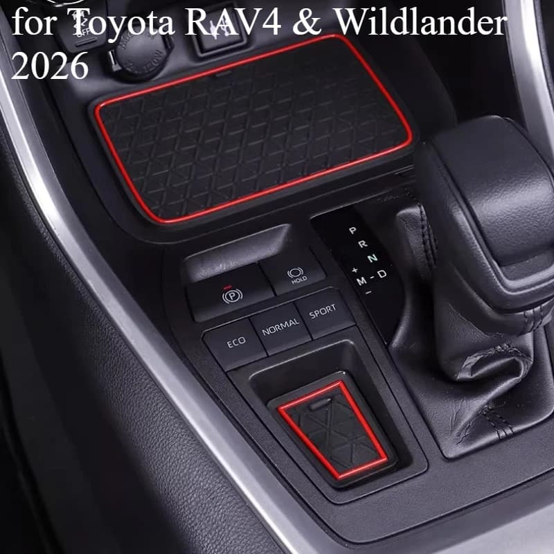 Car door slot pad for Toyota RAV4 and Wildlander 2026, console and pad for door grooves