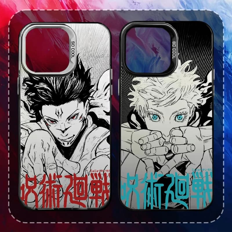 Cover antiurto con illustrazione di Gojo Satoru per iPhone 17 Air 16 15 11 12 14 13 Pro Max XS X XR Plus 8 7 SE 2020