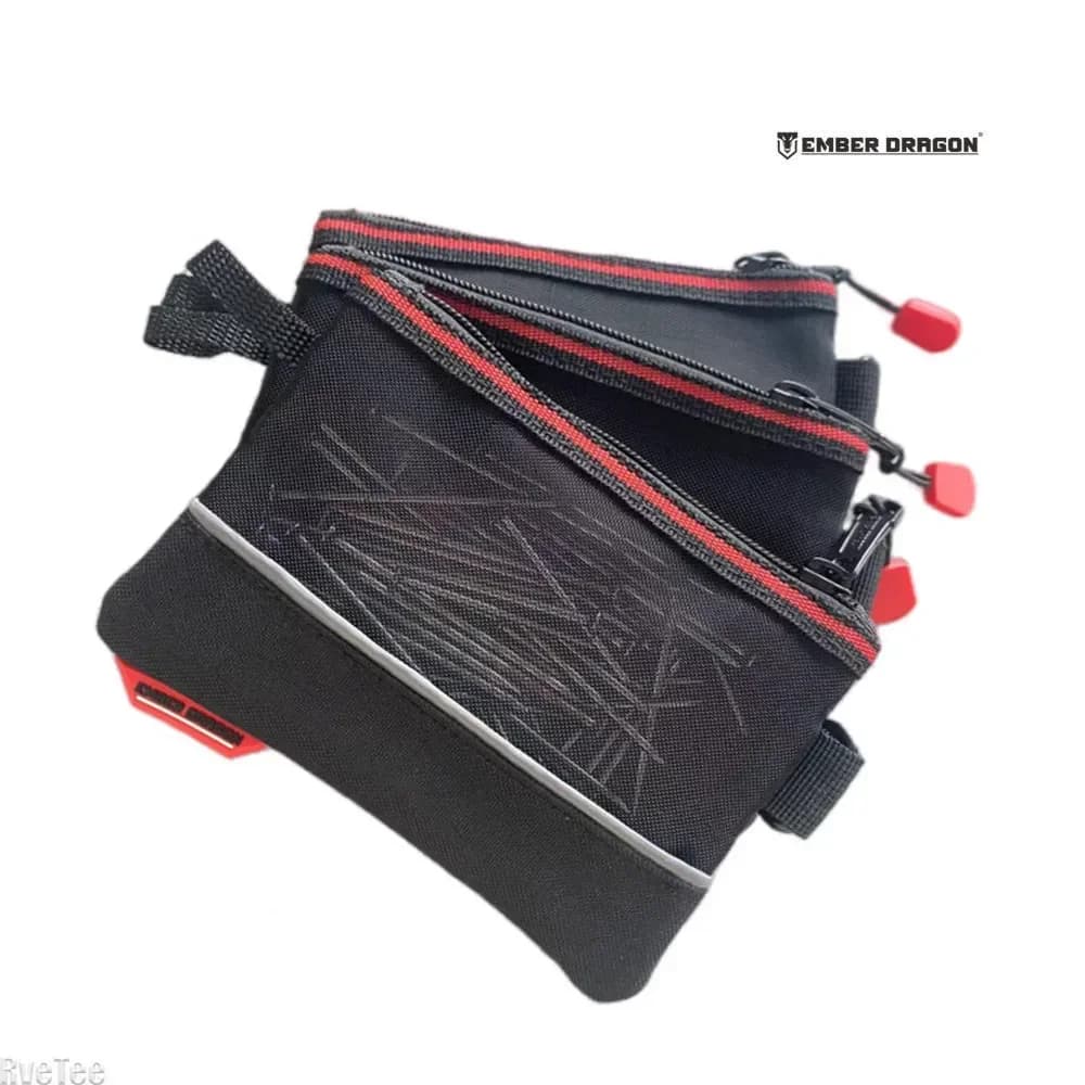 Puncture Resistant Mesh Tool Bag Ember Dragon Premium Zippered Tool Bag with Handle for Portable Home Outdoor Auto Storage