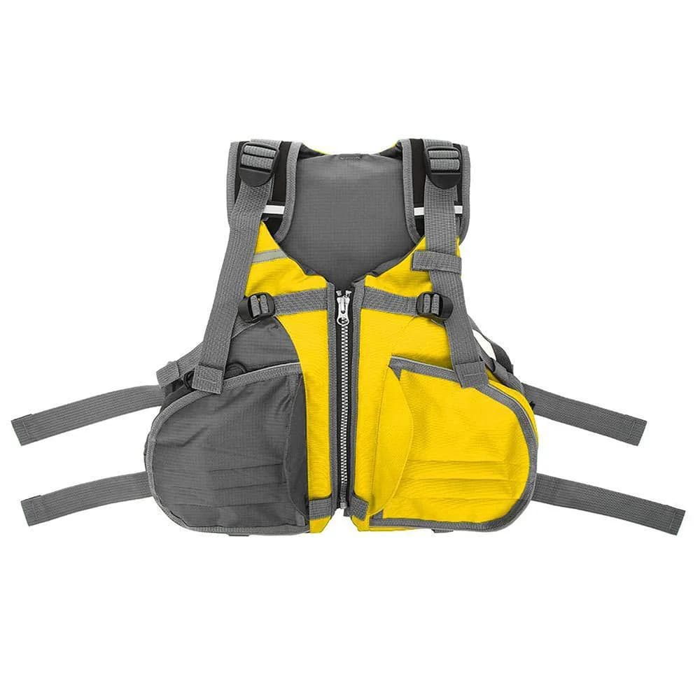 Fishing Vest With Adjustable Outdoor Sports Fishing Equipment Breathable With Buoyancy Cotton Life Saving Safety Fishing Vest
