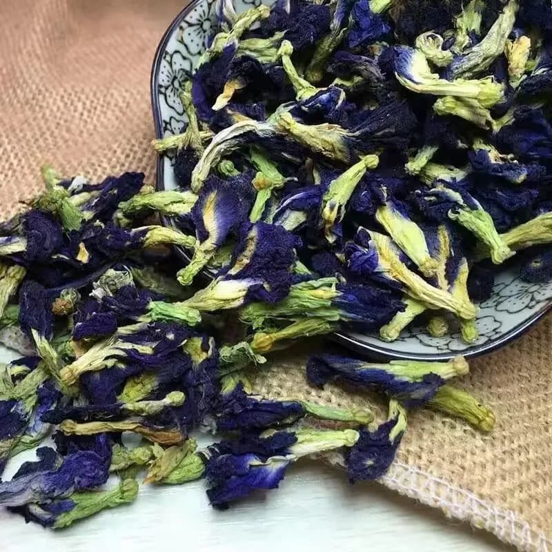 Farfalla naturale orchidea fiore secco farfalla blu fiore di pisello per sapone di bellezza candela da sposa profumazione 100/200g