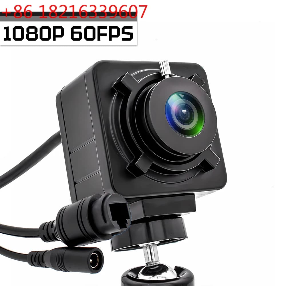 Telecamera IP TAO WGWK 60FPS 1080P HD con Obiettivo Fisheye Grandangolare 153 Gradi 1.8mm e Lente Varifocale CS 5-50mm Onvif