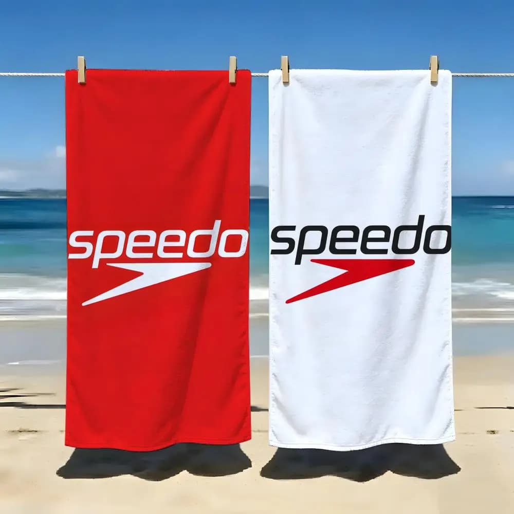 Asciugamano da spiaggia Brand S-Speedo, ideale per viaggi, palestra, doccia, lusso, leggero, campeggio, piscina.