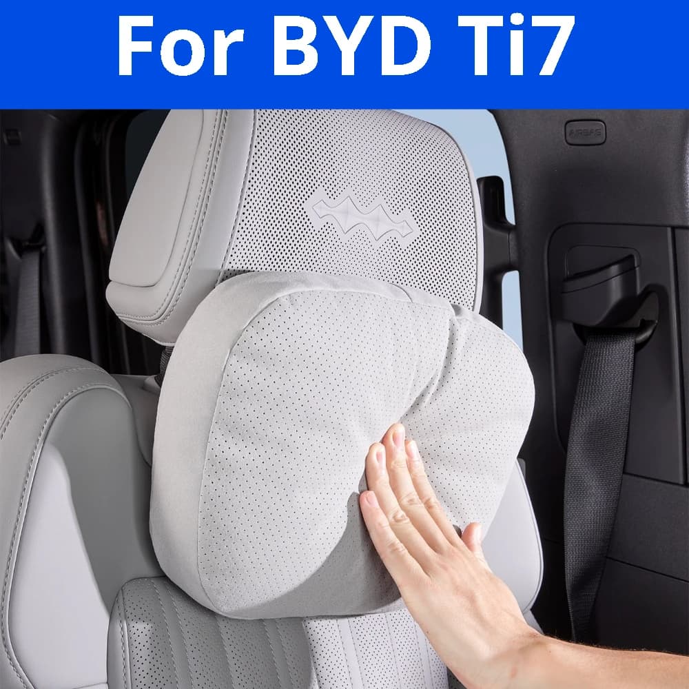 Per BYD Ti7 Leopard Titanium 7: Cuscino Poggiatesta e Supporto Lombare in Memory Foam per Auto, Protezione Collo e Schiena, Accessori Interni